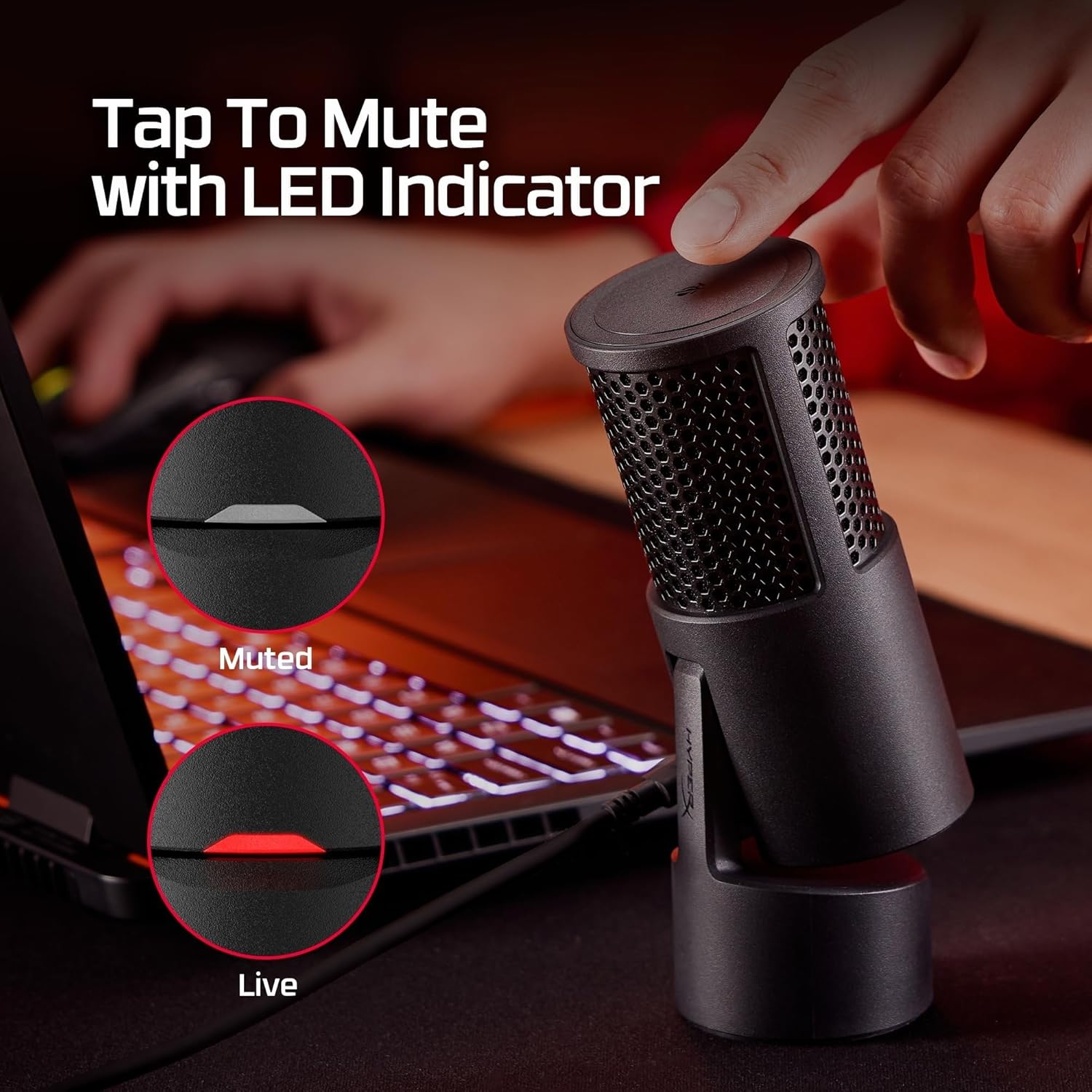 Hyperx Solocast2 Black Microf