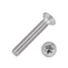 Viti a testa svasata Torx, filettatura completa ISO 14581 DIN 965 TX, in acciaio inox, M8 x 60 mm, 100 pezzi