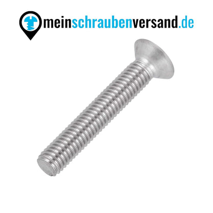 Viti a testa svasata Torx, filettatura completa ISO 14581 DIN 965 TX, in acciaio inox, M8 x 70 mm, 10 pezzi