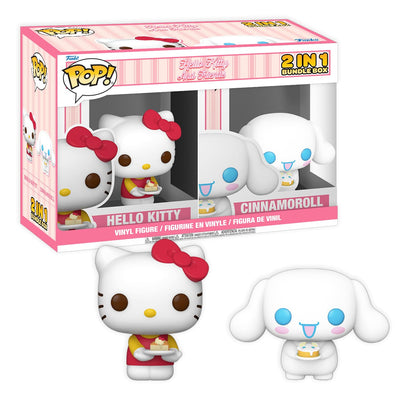 Funko Bundle Box - Hello Kitty POP! 2 Pack- Cinnamoroll & Hello Kitty with Cake - Collectable Vinyl Figure - Gift Idea - Official Merchandise - Toys for Kids & Adults - Anime Fans