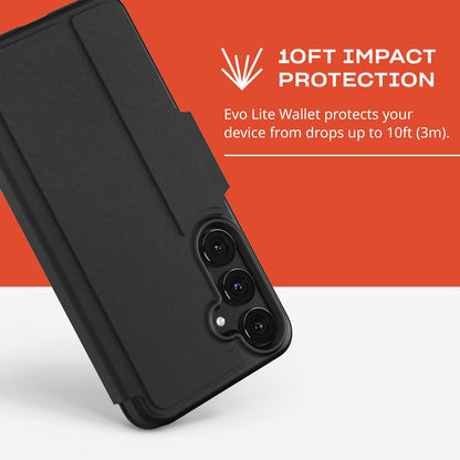 Tech21 EvoLite Wallet for Samsung S24+ - Black