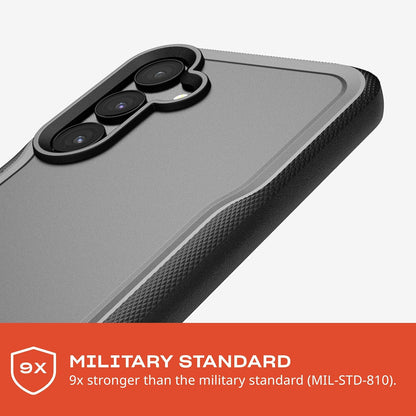 Tech21 Evo Pro Samsung S24+ Case: 20ft Military Drop Proof Protection, Case for Galaxy S24+ with Enhanced Camera Protection, 2 Lanyards Included for Durability and Safety - Black