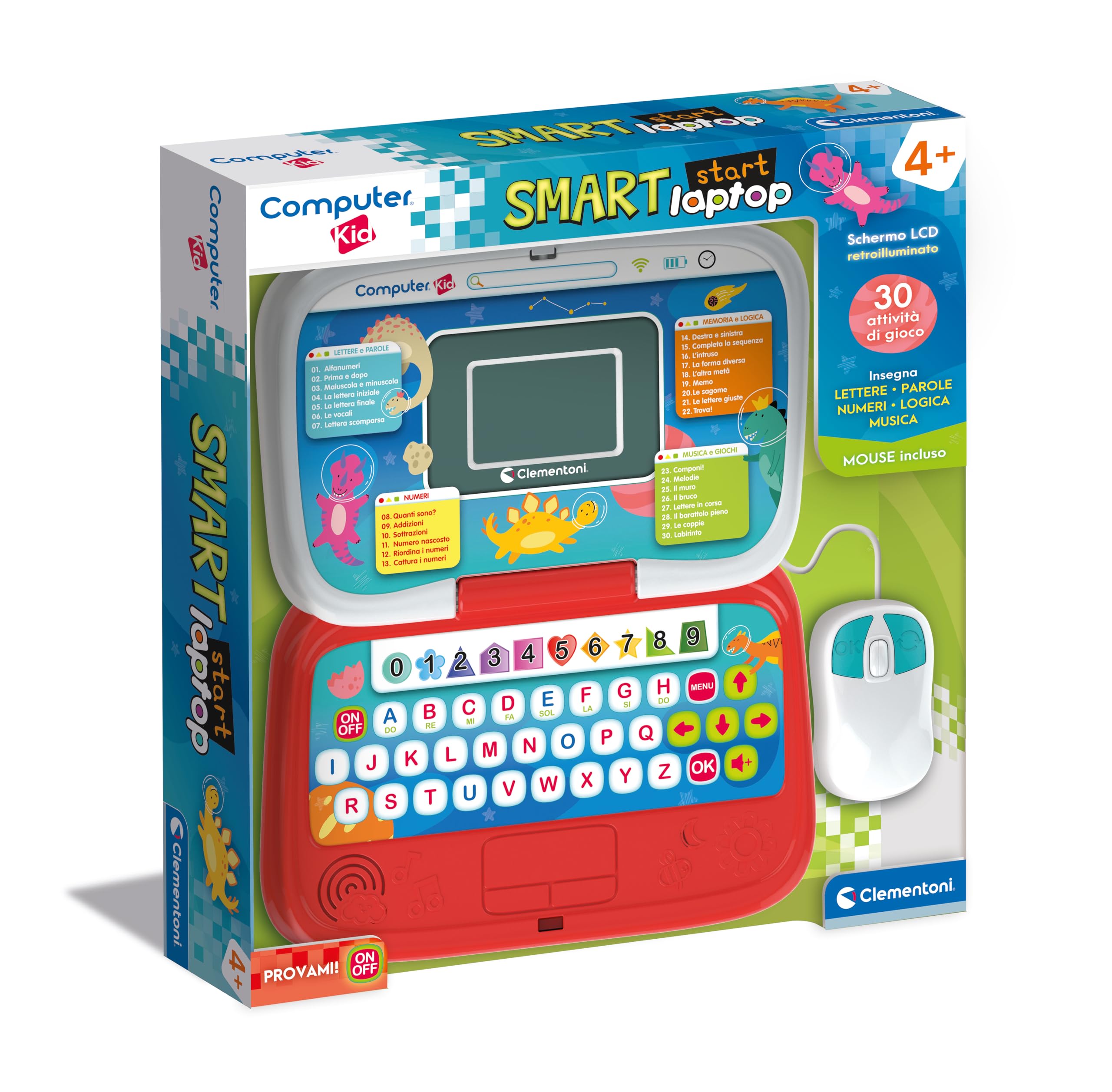 Clementoni Educativi Giochi Sapientino Ela Smart Start Laptop 4+