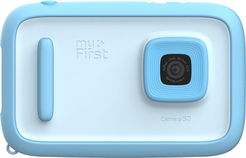 myFirst Camera 50 - nieuwe AI Editor camera voor kinderen digitale camera 20MP foto's 1080p video, front- en selfielens Kerstmis verjaardagscadeau voor jongens en meisjes leeftijd 4-15 jaar draagbaar