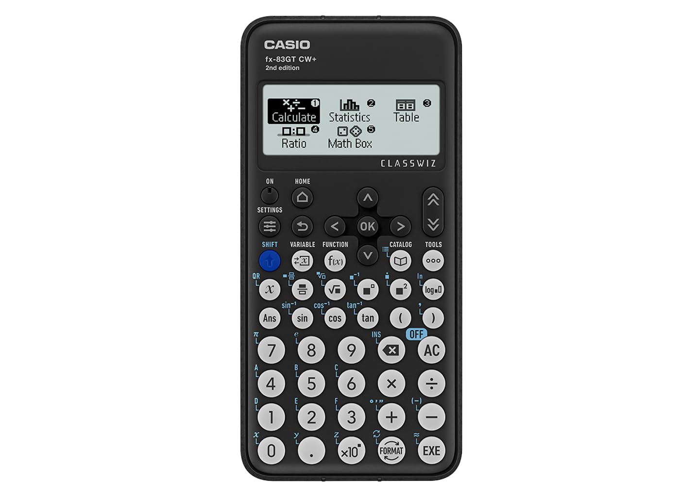 Casio fx-83GTCW+ Scientific Calculator Black (UK Version) - Upgrade from previous fx-83GTCW model