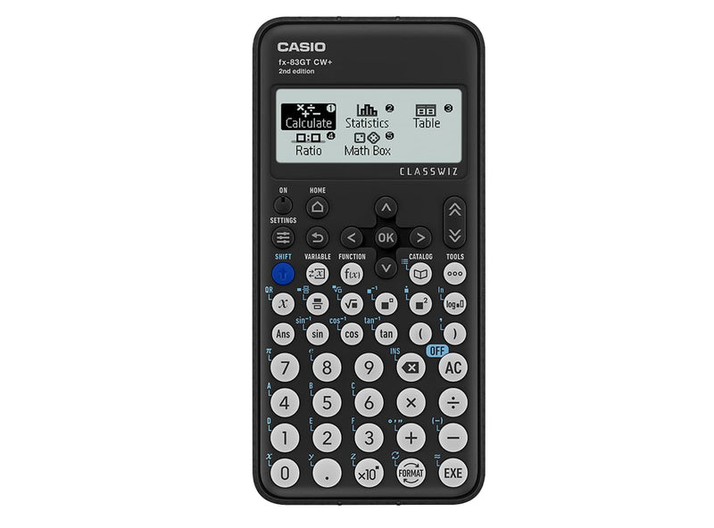 Casio fx-83GTCW+ Scientific Calculator Black (UK Version) - Upgrade from previous fx-83GTCW model