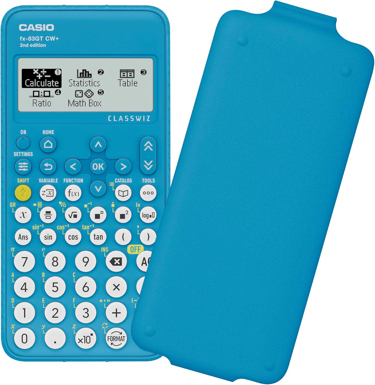 Casio fx-83GTCW+ Scientific Calculator Blue (UK Version) - Upgrade from previous fx-83GTCW model