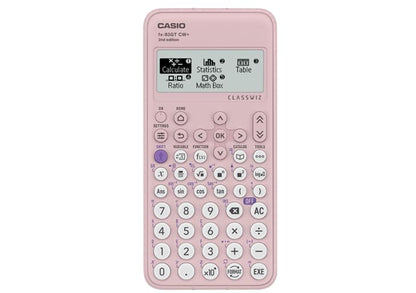 Casio fx-83GTCW+ Scientific Calculator Pink (UK Version) - Upgrade from previous fx-83GTCW model