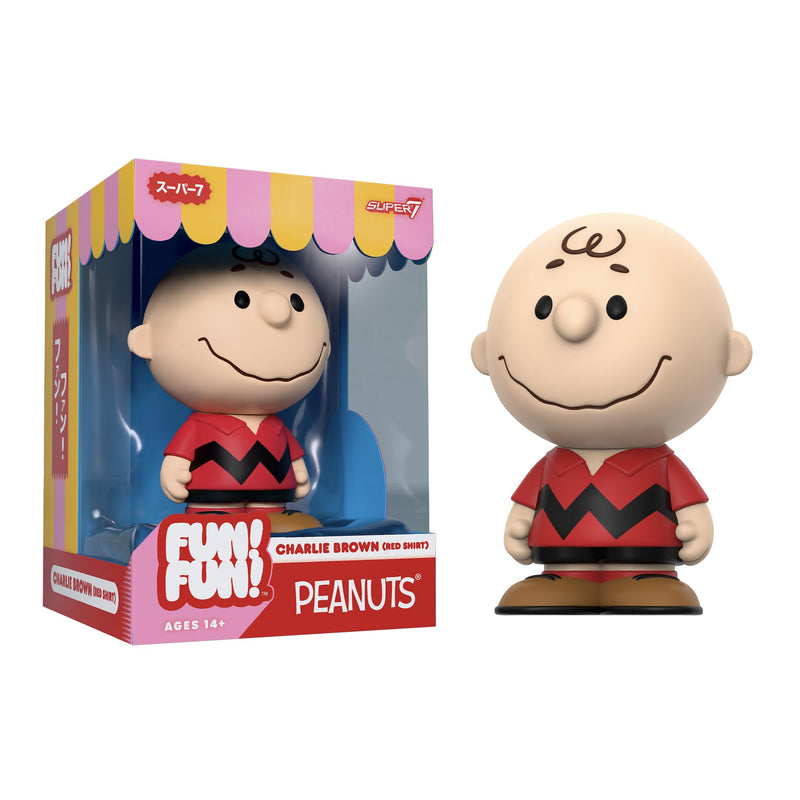 Super7 Peanuts Fun! Fun! - Charlie Brown (Red Shirt) Action Figure