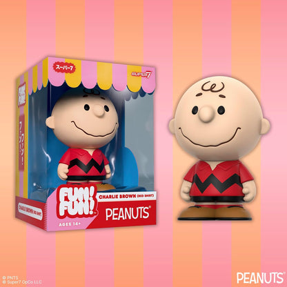Super7 Peanuts Fun! Fun! - Charlie Brown (Red Shirt) Action Figure