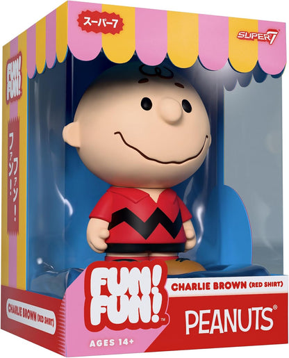 Super7 Peanuts Fun! Fun! - Charlie Brown (Red Shirt) Action Figure