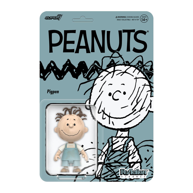 SUPER7 Peanuts Reaction Figures Wave 08 Pigpen Action Figure