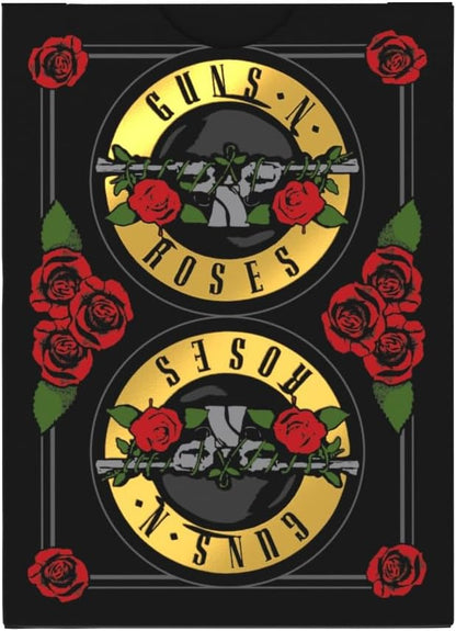 Bicycle - Guns N’ Roses - Jeu de 54 Cartes à Jouer, Argent (Silver