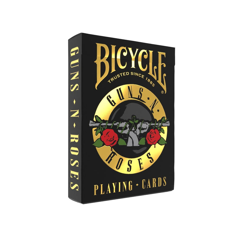 Bicycle - Guns N’ Roses - Jeu de 54 Cartes à Jouer, Argent (Silver