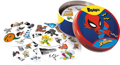 Asmodee | Dobble Spiderman | Family Card Game | Ages 6+ | 2-8 Players | 15+ Minutes Playing Time