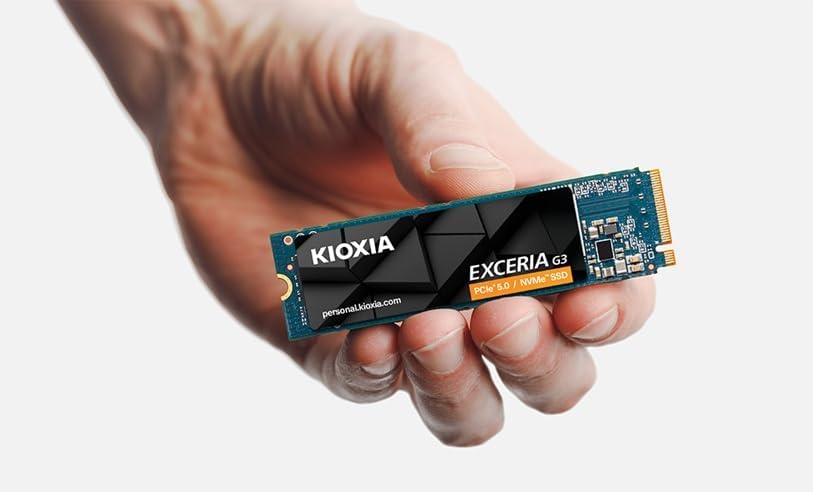 KIOXIA Exceria G3 1TB NVMe SSD - PCIe 5.0 Gen5 x4 | Fast Internal Solid State Drive | High-Speed Gaming & PC Upgrade