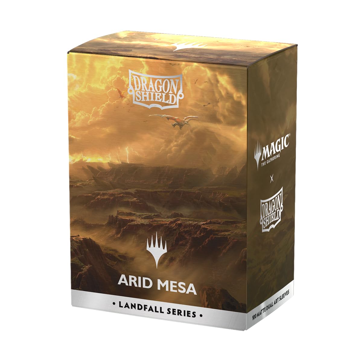 Dragon Shield | Matte Dual Art Sleeves | 100 CT - Smooth & Tough Premium TCG Sleeves | Compatible with Pokemon, Flesh & Blood, One Piece & Magic The Gathering |