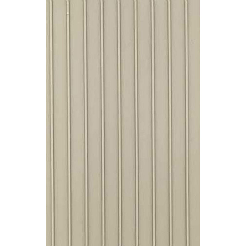 Plastruct - 1/24 Sheet Ribbed Roof/corr. Beige 0.5x300x175mm 2x Ps-19