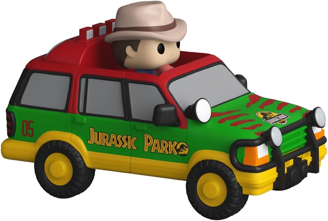 Funko Bitty POP! Ride: Jurassic Park - Jurassic SUV with Dr. Grant - Collectable Vinyl Figure - Gift Idea - Official Merchandise - Toys For Kids & Adults - Model Figure for Collectors and Display