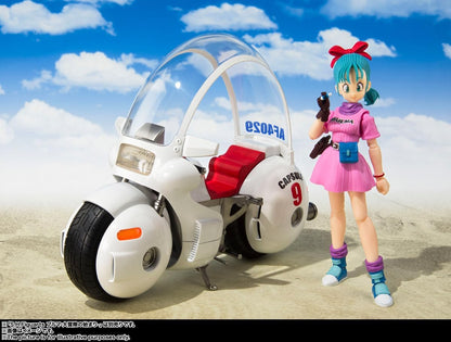 TAMASHII NATIONS - Dragon Ball - Bulmas Motorrad -Hoipoi Capsule No. 9-, Bandai Spirits S.H.Figuarts Actionfigur