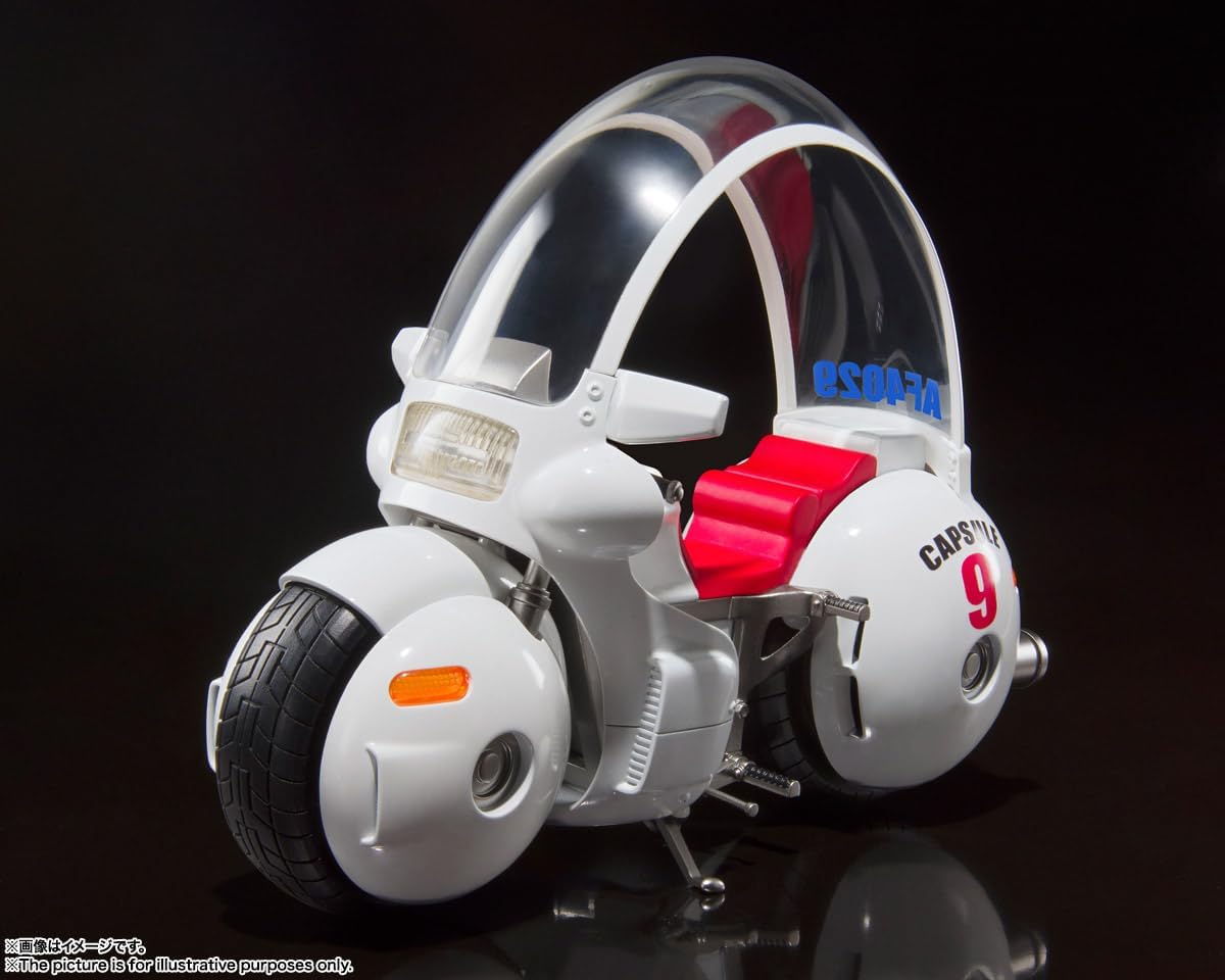 TAMASHII NATIONS - Dragon Ball - Bulmas Motorrad -Hoipoi Capsule No. 9-, Bandai Spirits S.H.Figuarts Actionfigur