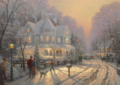 Schmidt | Thomas Kinkade: A Holiday Gathering (1,000 Pieces)| Jigsaw Puzzle | Ages 14+ | 1+ Players