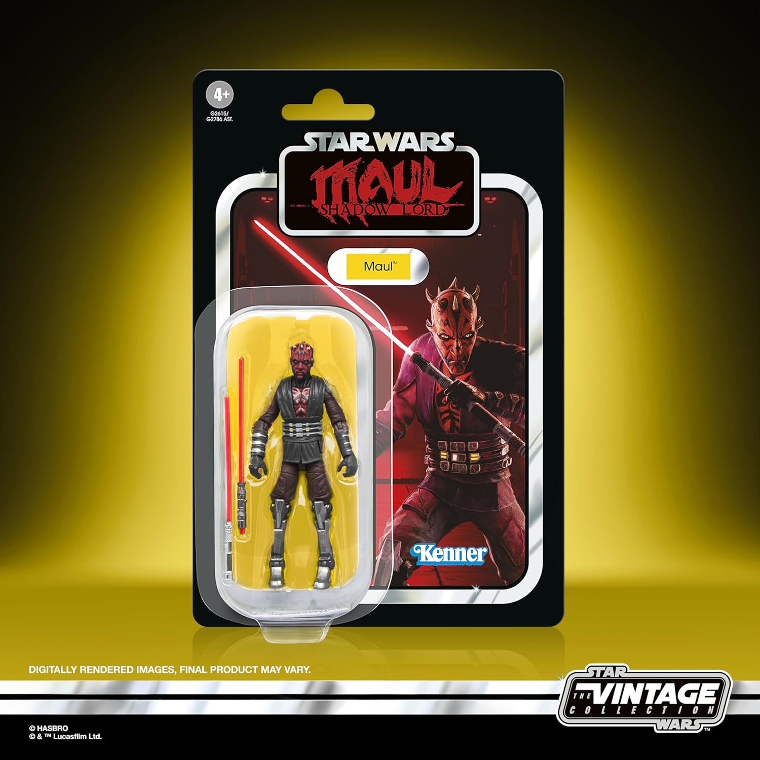 Star Wars The Vintage Collection Maul, Action-Figur zum Sammeln zu Maul − Shadow Lord (9,5 cm