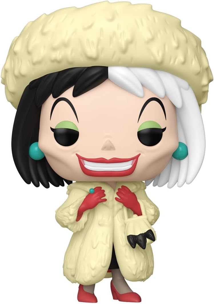Funko Pop! Disney: 101 Dalmatians - Cruella De Vil De Vil mit Chase - 101 Dalmatiner - Vinyl-Sammelfigur - Geschenkidee - Offizielle Handelswaren - Spielzeug Für Kinder und Erwachsene - Cartoon Fans