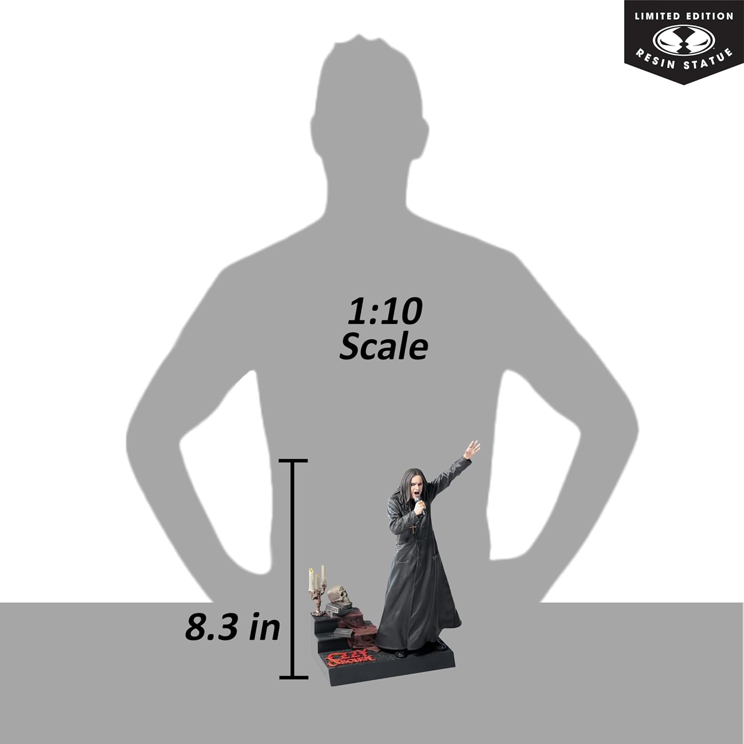 McFarlane Ozzy Osbourne (Music Maniacs) 1:10 Scale Resin Statue Toys
