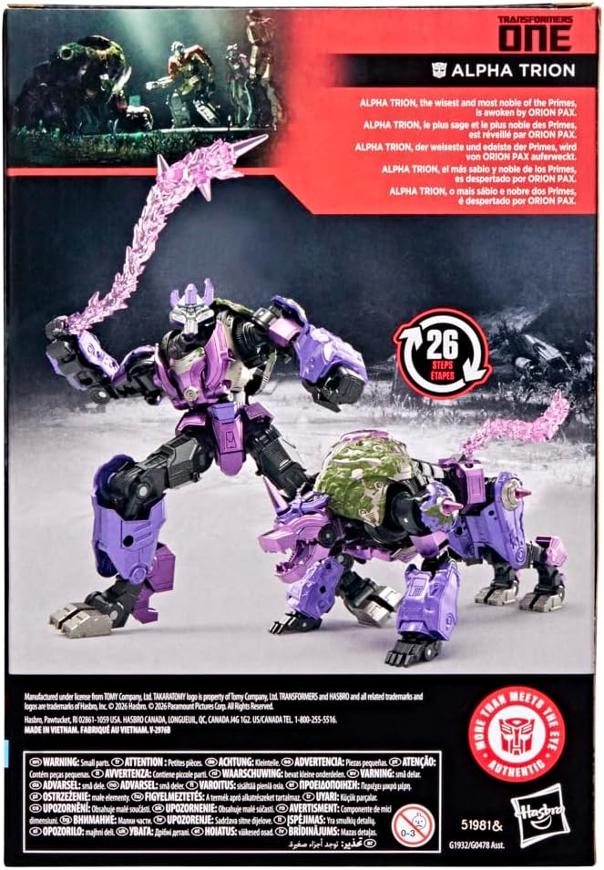 Transformers One Studio Series Voyager Class Alpha Trion Action Figure