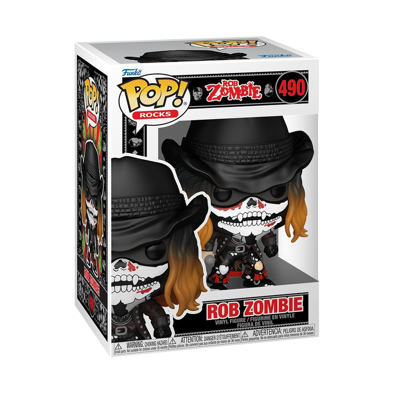 Funko Pop! Rocks: Rob Zombie mit Bandana - Vinyl-Sammelfigur - Geschenkidee - Offizielle Handelswaren - Spielzeug Für Kinder und Erwachsene - Music Fans - Modellfigur Für Sammler und Display