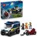 LEGO City Police Prisoner Transport Van Toy - Model Truck Kit w/Motorbike, 3 Minifigures & Removable Cell Door - Birthday Gift Idea for 6+ Year Old Boys - 60479