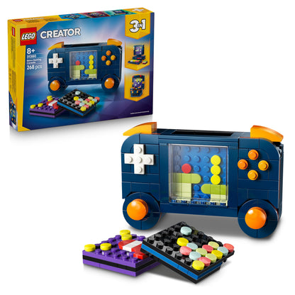 LEGO Creator 3-in-1 Retro Spelcomputer – Verandert In Arcadekast Of Computer met Toetsenbord en Muis – Cadeau voor Gamers vanaf 8 Jaar – 31380