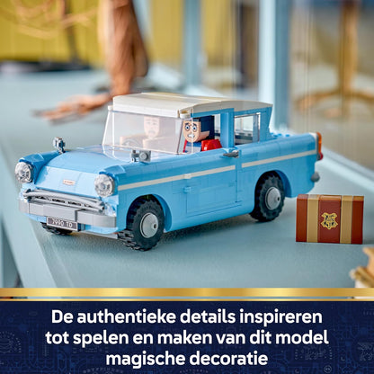 LEGO Harry Potter Enchanted Flying Ford Anglia - Car Model Kit with Harry, Ron & Hedwig Figures - Gift for 14+ Year Old Girls, Boys & Teenage Fans - 76470