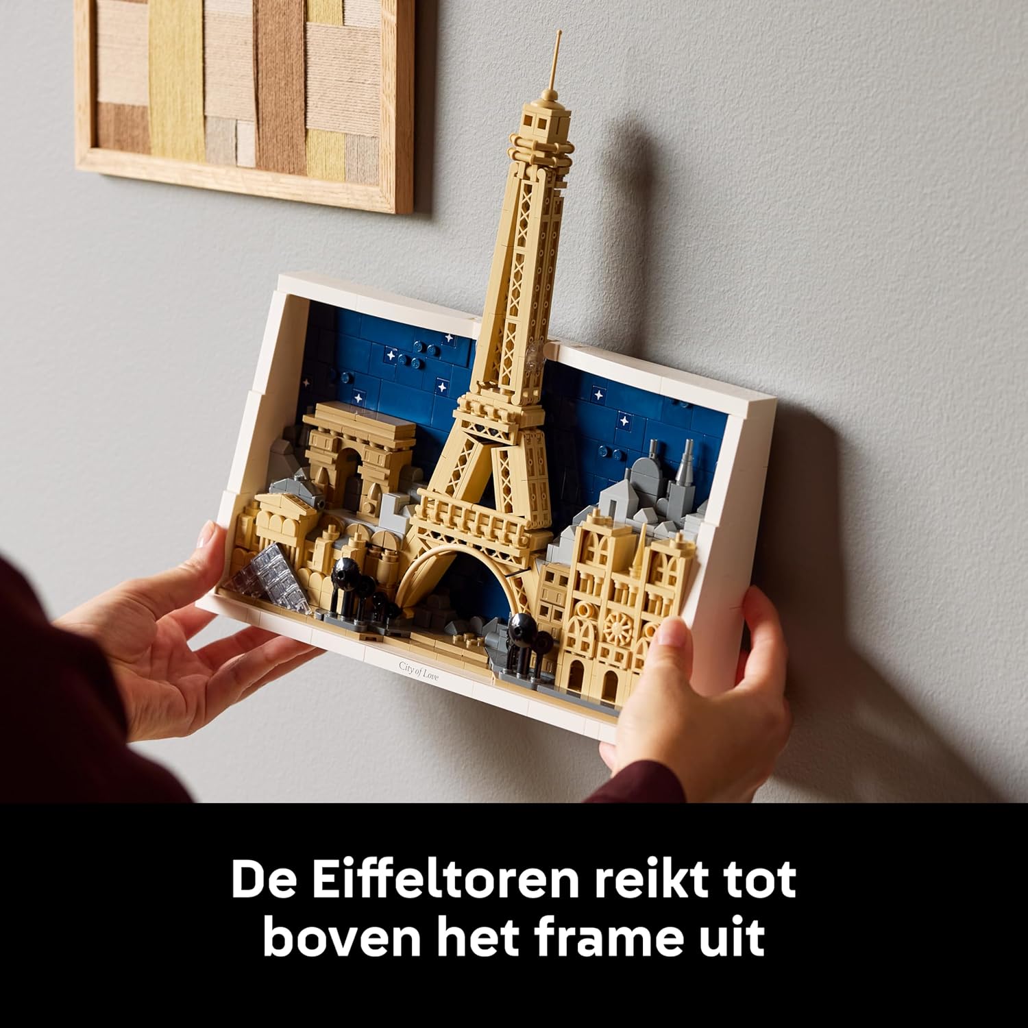 LEGO Architecture Paris – City of Love - DIY Miniature Model Kit for Adults - Home Decor 3D Wall Art w/Iconic Parisian Landmarks Incl. Eiffel Tower - Gift Idea - 21064