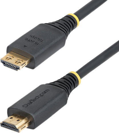 StarTech.com 30cm (1ft) High Speed HDMI Cable with Gripping Connectors, 4K 60Hz/1440p 144Hz, 18Gbps, UHD HDMI Cord, TPE Jacket