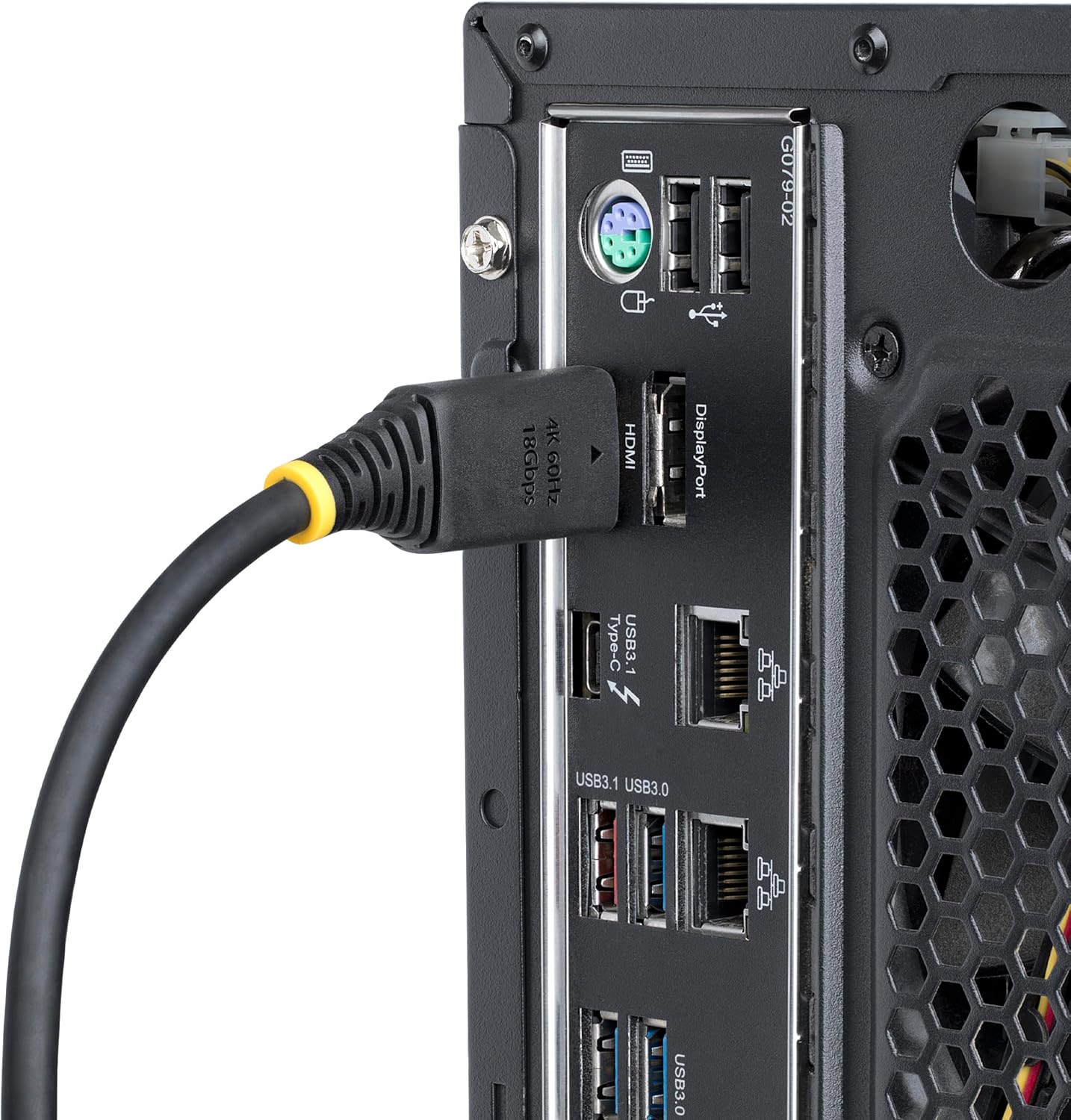 StarTech.com 3m (10ft) High Speed HDMI Cable with Gripping Connectors, 4K 60Hz/1440p 144Hz, 18Gbps, UHD HDMI Cord, TPE Jacket