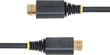 StarTech.com 50cm (1.6ft) High Speed HDMI Cable with Gripping Connectors, 4K 60Hz/1440p 144Hz, 18Gbps, UHD HDMI Cord, TPE Jacket