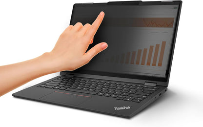 StarTech.com Lenovo X13 Yoga Gen 4 Bright Privacy Screen Filter with Touch, Flip-Over, 75% Light Transmittance, Anti-Glare