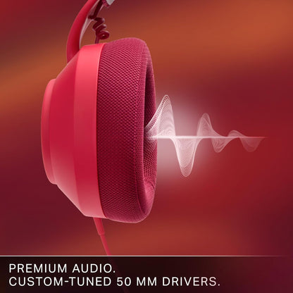 Powera - Lucidsound Ls10X Gen 2 Wired Gaming Headset For Xbox Series X - S - Red Blaze