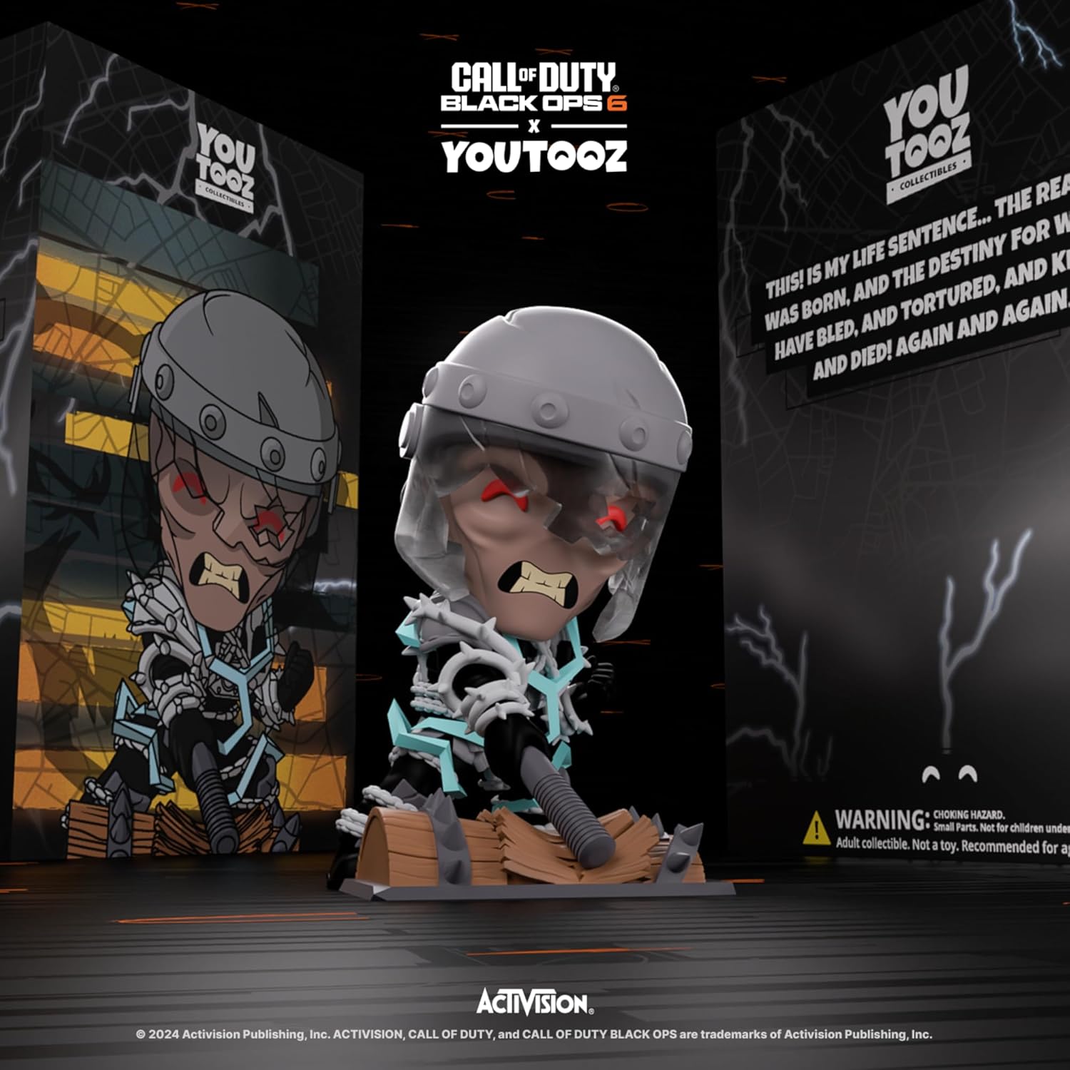 Youtooz, Action figure di Brutus di Call of Duty Zombies, in vinile, da 11,7 cm, da collezione