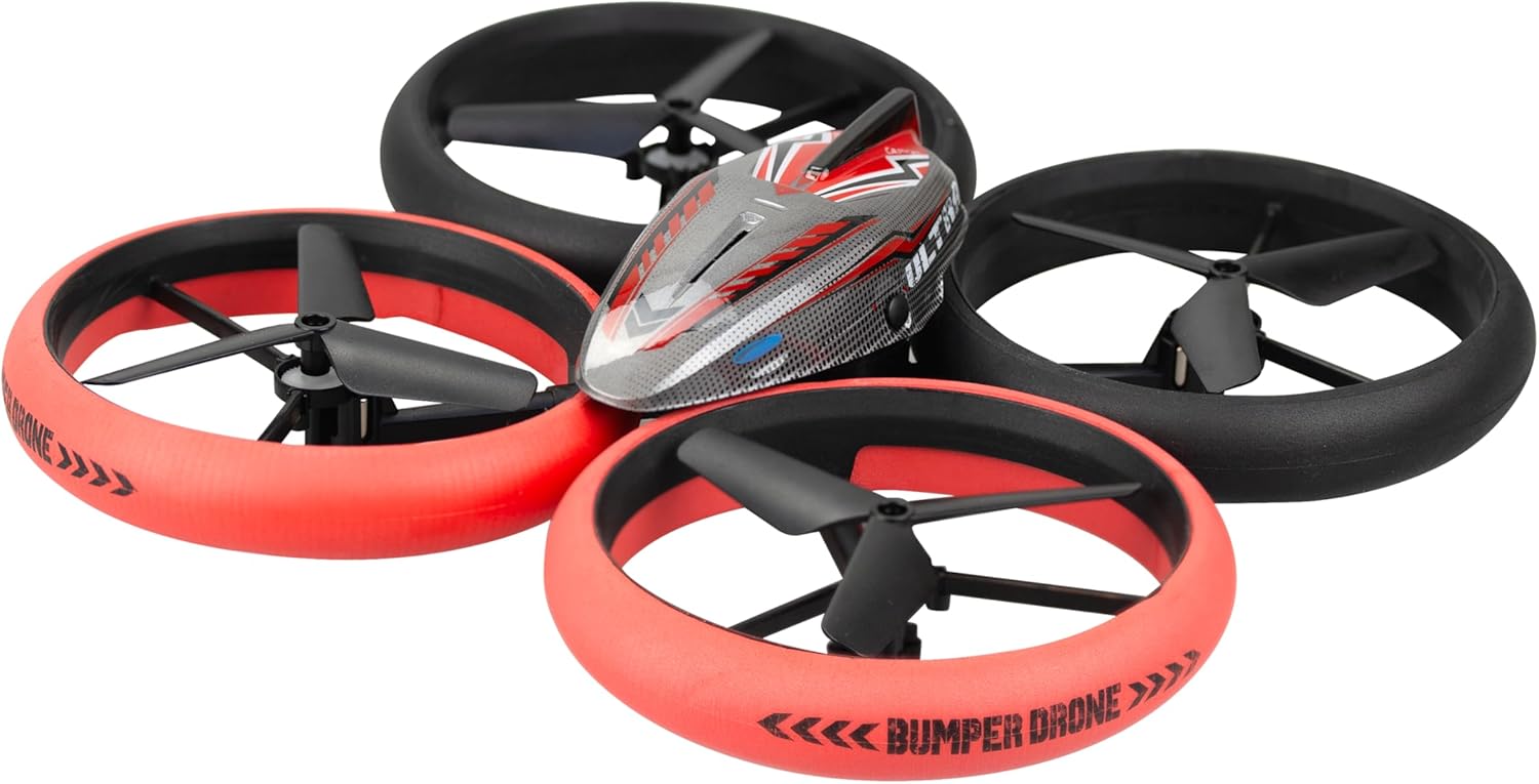 Silverlit FLYBOTIC – Bumper Drone Lit – 2,4 GHz – Portée 30 m – Cascade à 360 °, meerkleurig (MZDS5SAA71Q.