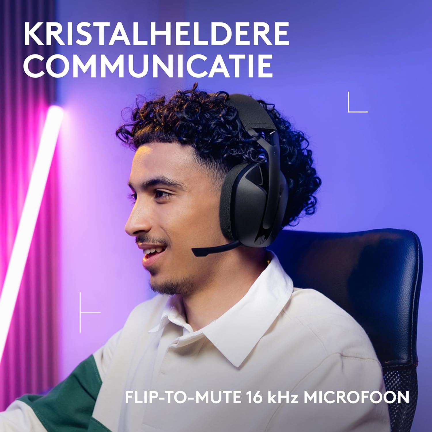 Logitech G G321 LIGHTSPEED Wireless Bluetooth Gaming Headset, dynamisch comfort en pasvorm, 16 kHz boommicrofoon, batterijduur meer dan 20 uur, pc, PS4, PS5, Nintendo Switch, mobiel - zwart