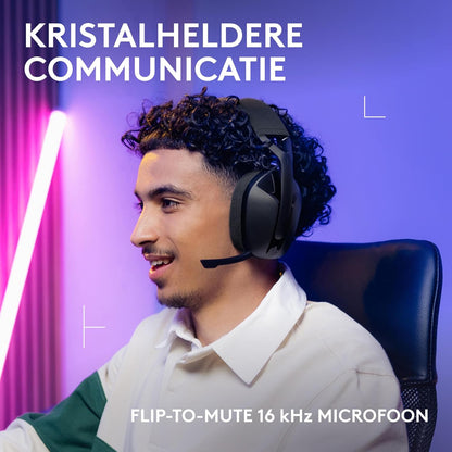 Logitech G G321 LIGHTSPEED Wireless Bluetooth Gaming Headset, dynamisch comfort en pasvorm, 16 kHz boommicrofoon, batterijduur meer dan 20 uur, pc, PS4, PS5, Nintendo Switch, mobiel - zwart