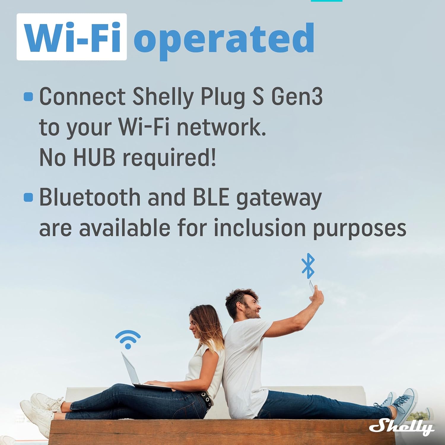 Smart Plug Shelly 85366990 Wi-Fi 230 V 10 A
