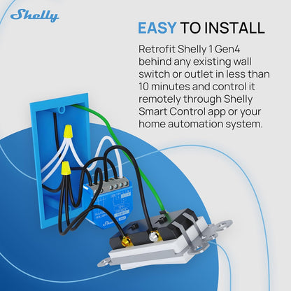 Smart Plug Shelly S4Sw-001X16Eu Bluetooth Wi-Fi Bluetooth 5.0 240 V