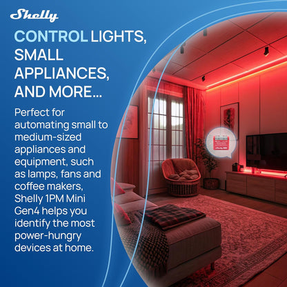 Smart Plug Shelly S4Sw-001P8Eu Bluetooth Wi-Fi Bluetooth 5.0