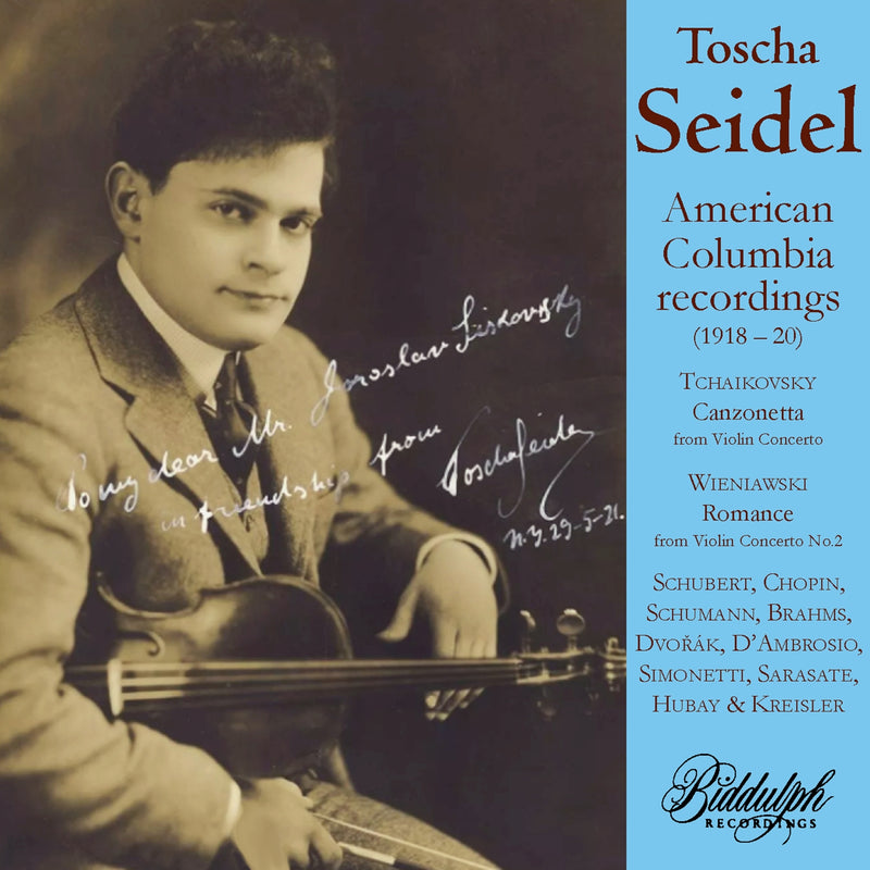 Toscha Seidel: American Columbia Recordings (1918-20)