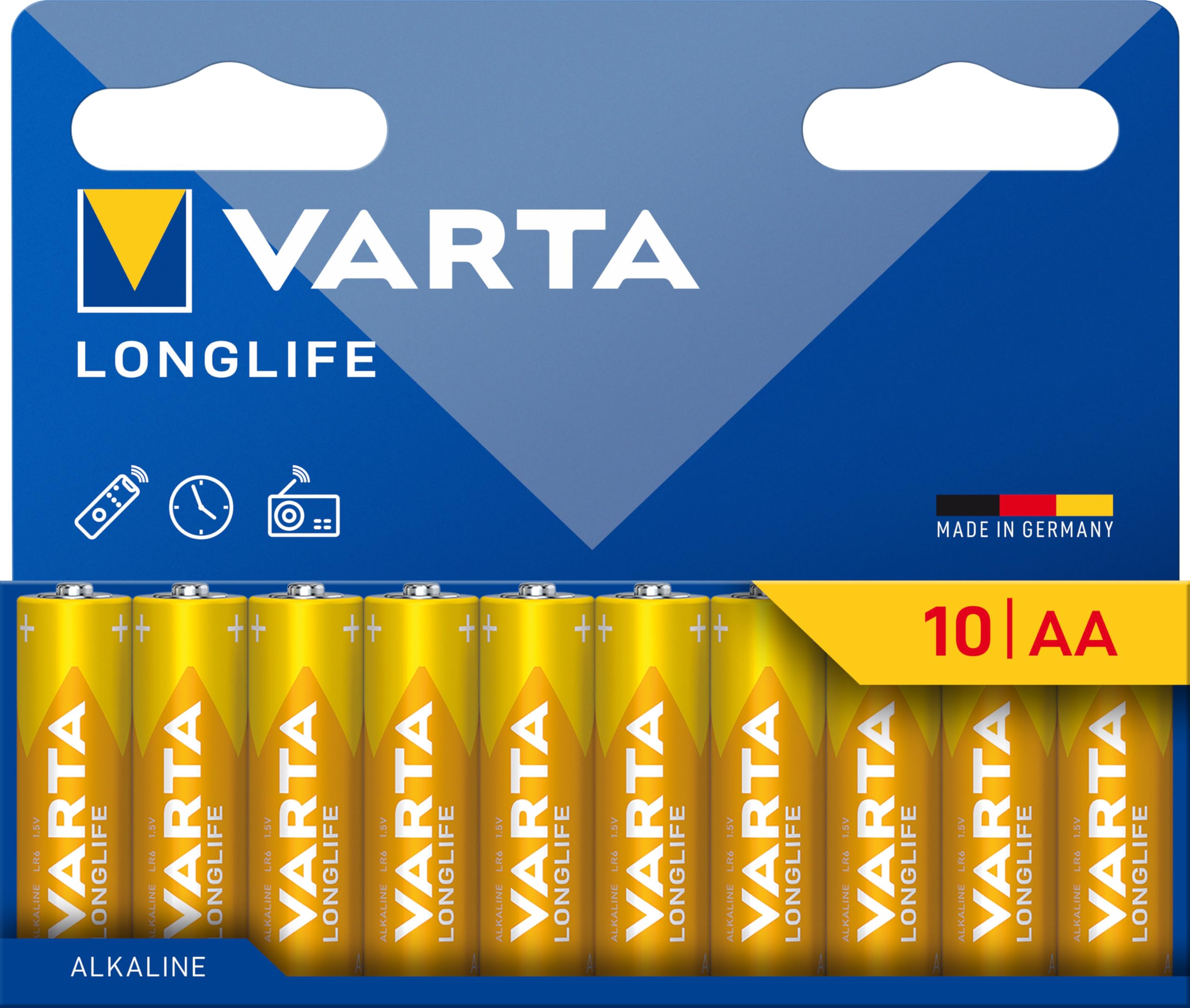 Varta Batterie Longlife Aa Neu 10St