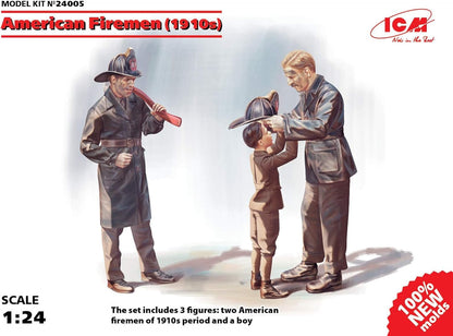 ICM 1:24 - American Firemen (1910's) 3 Figs